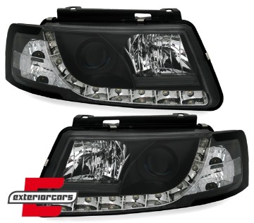 Prednja svjetla True DRL (crna) / Volkswagen Passat B5 3B (11.1996-08.2000), LPVWD7