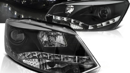Prednja svjetla True DRL (crna) / VW Polo 6R (03.2009-03.2014), LPVWN4