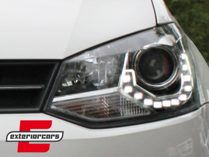 Prednja svjetla True DRL (crna) / VW Polo 6R (03.2009-03.2014), LPVWN4