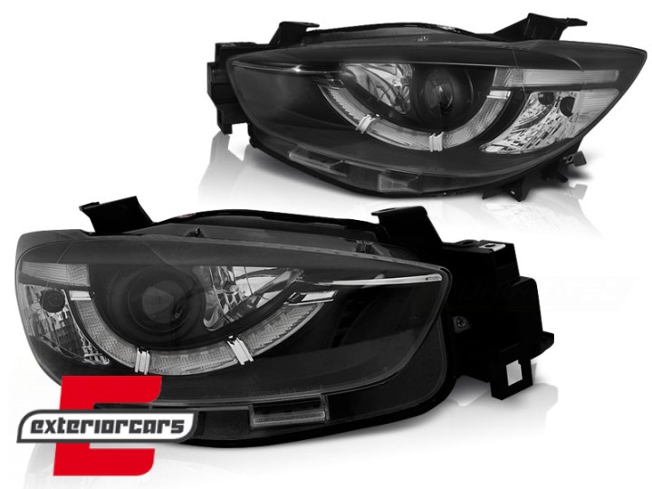 Prednja svjetla TRUE DRL Xenon (crna), LPMA13