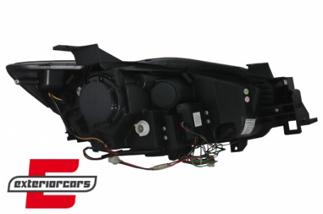Prednja svjetla TRUE DRL Xenon (crna), LPMA13