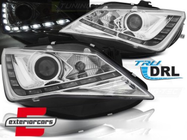 Prednja svjetla TrueDRL (chrome) / Seat Ibiza 6J (2012-2015), LPSE29