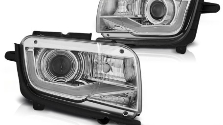Prednja svjetla TubeLight dizajn (chrome) / CHEVROLET CAMARO (2009-2013), LPCT09
