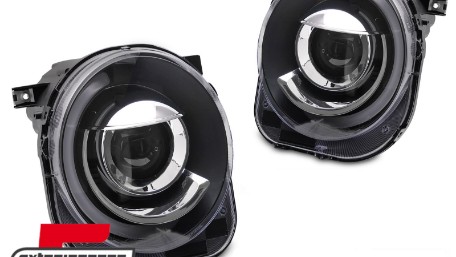 Prednja svjetla TubeLight dizajn (crna) / Jeep Renegade (2014-06.2018), LPCH53