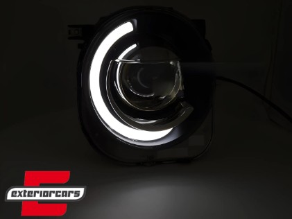 Prednja svjetla TubeLight dizajn (crna) / Jeep Renegade (2014-06.2018), LPCH53