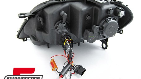 Prednja svjetla TubeLight LED SEQ žmigavci (chrome) / Mercedes ML klasa W164 Facelift (2008-2011), LPMED9