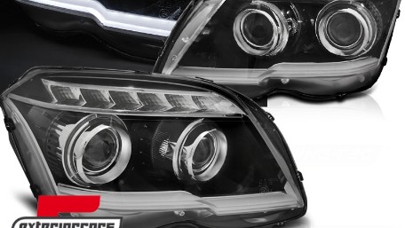 Prednja svjetla TubeLight LED žmigavci (crna) / Mercedes GLK X204 (2008-08.2012), LPMEB9