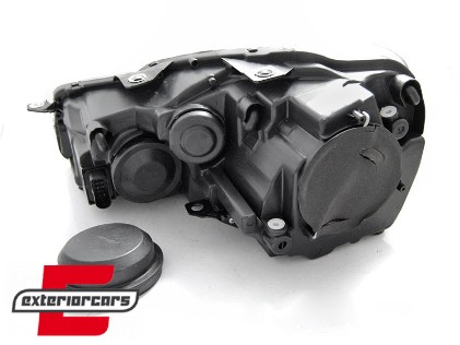 Prednja svjetla U-LED DRL LED SEQ žmigavci Golf 7 look (crna) / Volkswagen Golf 6 (10.2008-2012), LPVWR5