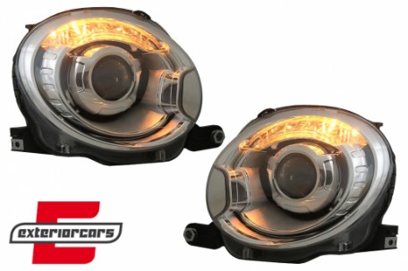 Prednja svjetla Xenon look (chrome) / Fiat 500 Hatchback (2007-2015), LPFI19