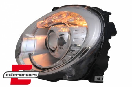 Prednja svjetla Xenon look (chrome) / Fiat 500 Hatchback (2007-2015), LPFI19