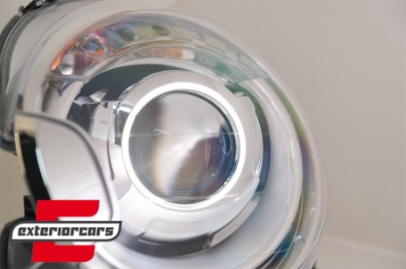 Prednja svjetla Xenon look (chrome) / Fiat 500 Hatchback (2007-2015), LPFI19