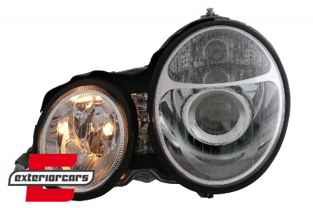 Prednja svjetla Xenon look (chrome) / Mercedes E-klasa W210 S210 (1995-05.1999), LPME01