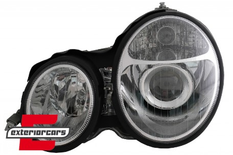 Prednja svjetla Xenon look (chrome) / Mercedes E-klasa W210 S210 (1995-05.1999), LPME01