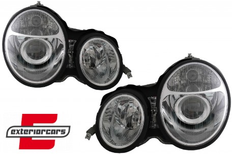Prednja svjetla Xenon look (chrome) / Mercedes E-klasa W210 S210 (1995-05.1999), LPME01