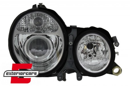 Prednja svjetla Xenon look (chrome) / Mercedes E-klasa W210 S210 Facelift (06.1999-2002), LPME04