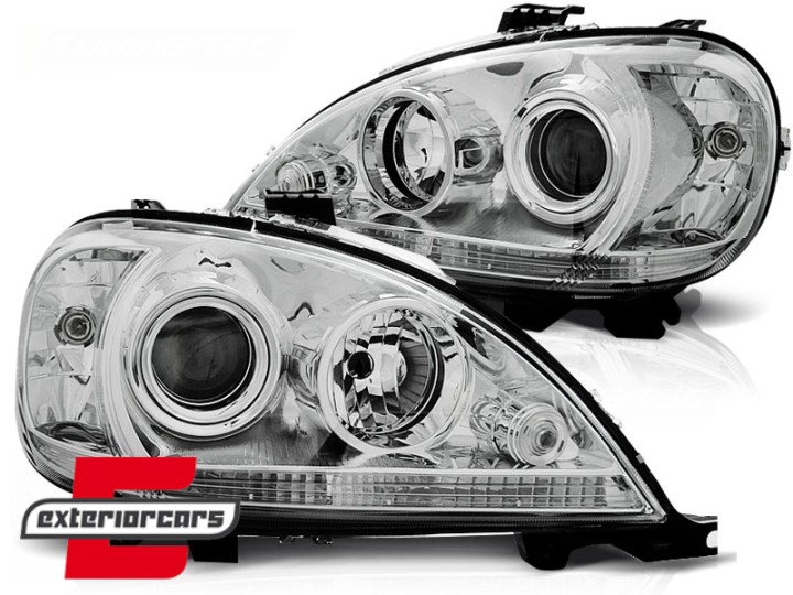Prednja svjetla Xenon look (chrome) / Mercedes ML-klasa W163 (1998-08.2001), LPME82