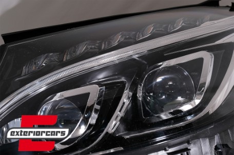 Prednja svjetla Xenon look (crna) / Mercedes C-klasa W205 S205 A205 C205 (2014-2018), LPMEE1