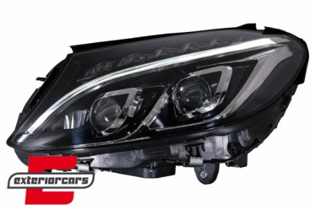 Prednja svjetla Xenon look (crna) / Mercedes C-klasa W205 S205 A205 C205 (2014-2018), LPMEE1