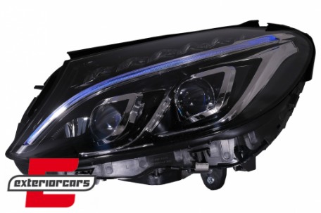 Prednja svjetla Xenon look (crna) / Mercedes C-klasa W205 S205 A205 C205 (2014-2018), LPMEE1