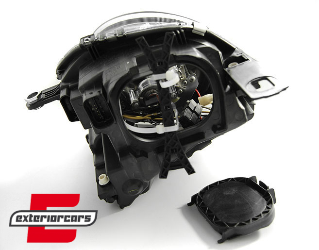 Prednja svjetla Xenon look (crna) / Mini Cooper R56 Clubman R55 Cabrio R57 (2006-2014), LPMC11