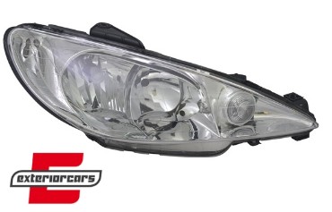 Prednje svjetlo (desna strana) / Peugeot 206 + 206CC (2005-2012), 20-14363-05-2