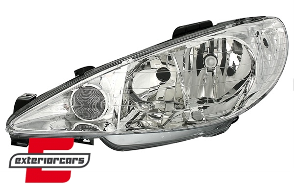 Prednje svjetlo (lijeva strana) / Peugeot 206 + 206 CC (2000-2005), 20-6156-05-2