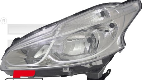 Prednje svjetlo (lijeva strana) / Peugeot 208 (2012-2020), 20-14350-15-2