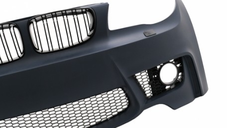 Prednji branik 1M dizajn (SRA) / BMW serije 1 E81 E82 E87 E88 (2004-2011), FBBME87M1WHWOP