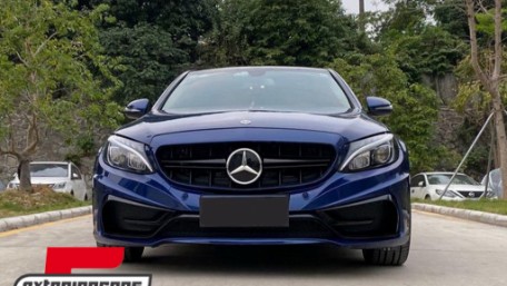 Prednji branik C63 AMG dizajn / Mercedes C-klasa W205 S205 A205 C205 (2014-2019) Limuzina T-Model Coupe Cabrio, FBMBW205CRL