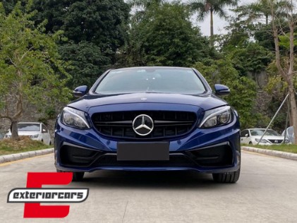 Prednji branik C63 AMG dizajn / Mercedes C-klasa W205 S205 A205 C205 (2014-2019) Limuzina T-Model Coupe Cabrio, FBMBW205CRL