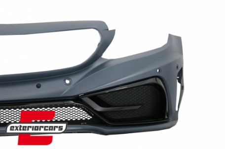 Prednji branik C63 AMG dizajn / Mercedes C-klasa W205 S205 A205 C205 (2014-2019) Limuzina T-Model Coupe Cabrio, FBMBW205CRL
