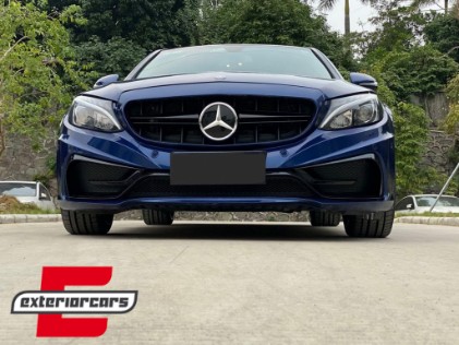 Prednji branik C63 AMG dizajn / Mercedes C-klasa W205 S205 A205 C205 (2014-2019) Limuzina T-Model Coupe Cabrio, FBMBW205CRL