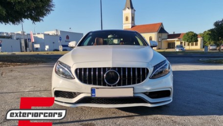 Prednji branik C63 AMG dizajn / Mercedes C-klasa W205 S205 C205 A205 (2014-2020) Limuzina T-Model Coupe Cabrio, FBMBW205AMGWOG