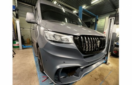 Prednji branik GT dizajn / Mercedes Sprinter W907 W910 (2019-2024), FBMBW907GT