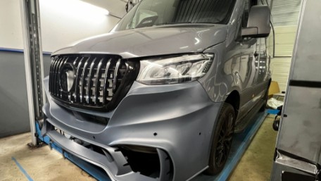 Prednji branik GT dizajn / Mercedes Sprinter W907 W910 (2019-2024), FBMBW907GT
