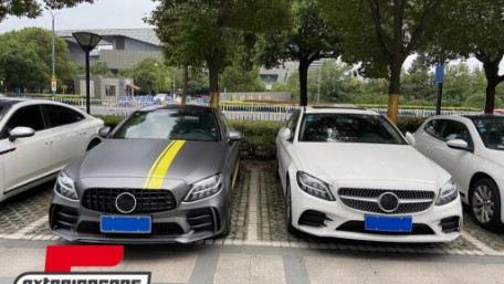 Prednji branik GT-R dizajn / Mercedes C-klasa W205 S205 A205 C205 (2014-2020), FBMBW205GTM