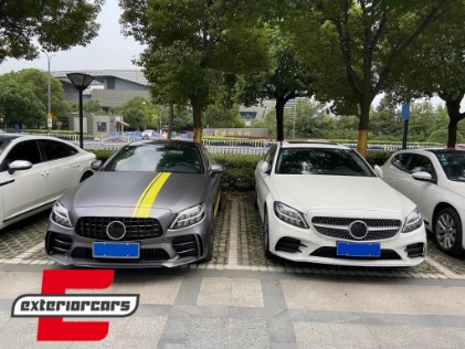 Prednji branik GT-R dizajn / Mercedes C-klasa W205 S205 A205 C205 (2014-2020), FBMBW205GTM