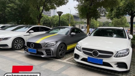 Prednji branik GT-R dizajn / Mercedes C-klasa W205 S205 A205 C205 (2014-2020), FBMBW205GTM