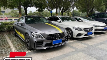 Prednji branik GT-R dizajn / Mercedes C-klasa W205 S205 A205 C205 (2014-2020), FBMBW205GTM
