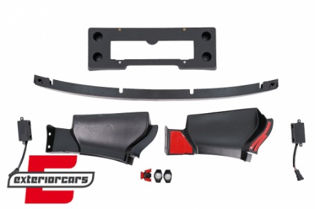 Prednji branik pretvorba u G80 M3 dizajn (piano crna) / BMW serije 3 F30 F31 (2011-2018), FBBMF30M3NLB
