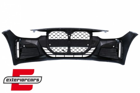 Prednji branik pretvorba u G80 M3 dizajn (piano crna) / BMW serije 3 F30 F31 (2011-2018), FBBMF30M3NLB