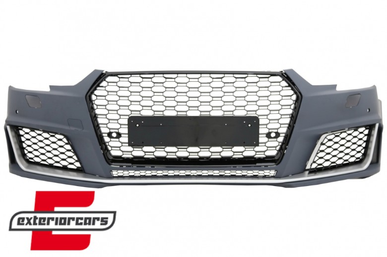 Prednji branik Quattro RS4 dizajn / Audi A4 B9 8W (2016-2019), FBAUA4B9RSB