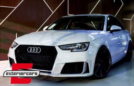 Prednji branik Quattro RS4 dizajn / Audi A4 B9 8W (2016-2019), FBAUA4B9RSB