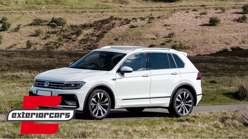 Prednji branik R-line dizajn (PDC) / VW Tiguan II Mk2 AD/BW (2016-2019), FBVWTIIRL