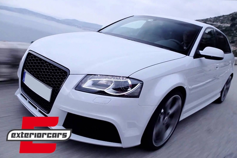 Prednji branik RS3 dizajn / Audi A3 8P Facelift Sportback Hatchback Cabrio (2009-2012), FBAUA38PFRS