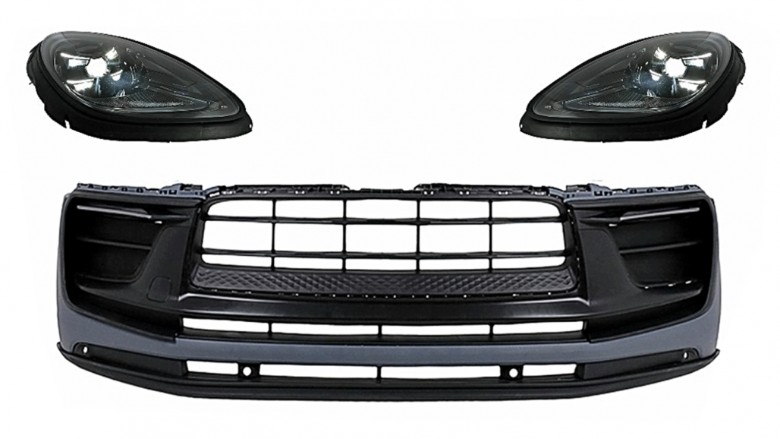 Prednji branik sa prednjim farovima za nadogradnju u GTS dizajn / Porsche Macan 95B (2014-2023), CBFPOMA95B