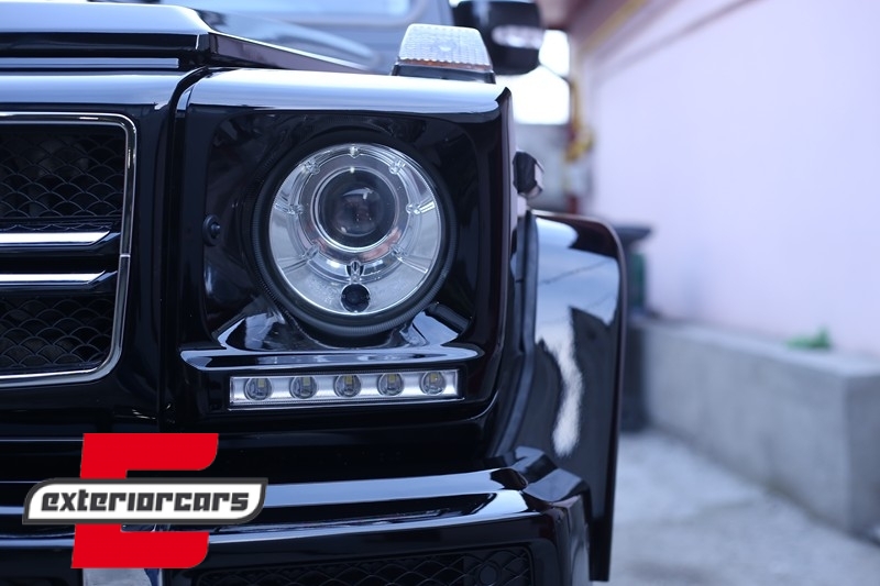 Prednji farovi Bi-Xenon look (chrome) / Mercedes G-klasa W463 (1989-2012), HLMBW463C