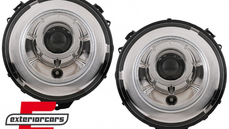 Prednji farovi Bi-Xenon OEM look (chrome) / Mercedes G-klasa W463 (2005-2017), HLMBW463OE