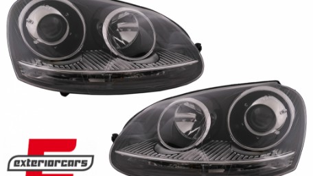 Prednji farovi GTI R32 Xenon look (chrome) / VW Golf 5 V Mk5 (2003-2007) Jetta (2005-2010), HLVWG5GTIC