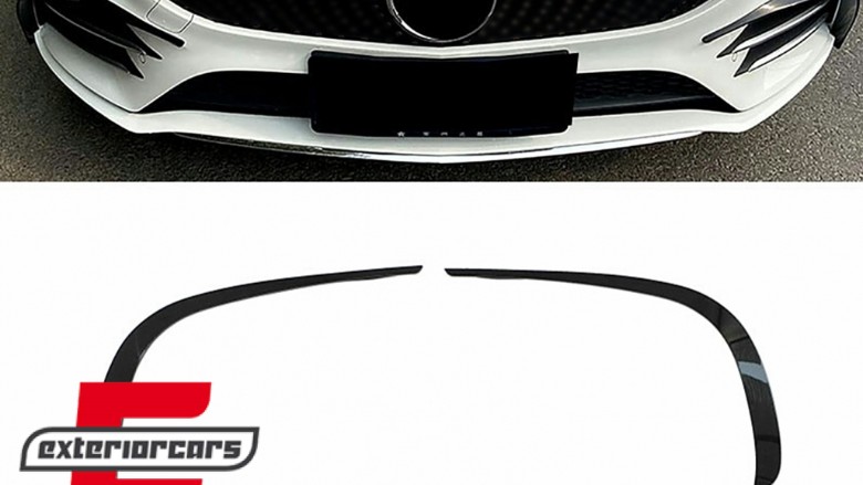 Prednji flapovi Aero dizajn (piano crna) / Mercedes CLS C257 Sport Line (2018-2023), GCP-SW-MB-126
